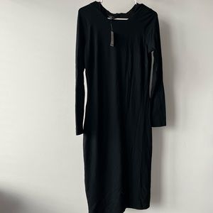 Sexy Bodycon Bebe long sleeve Midi dress